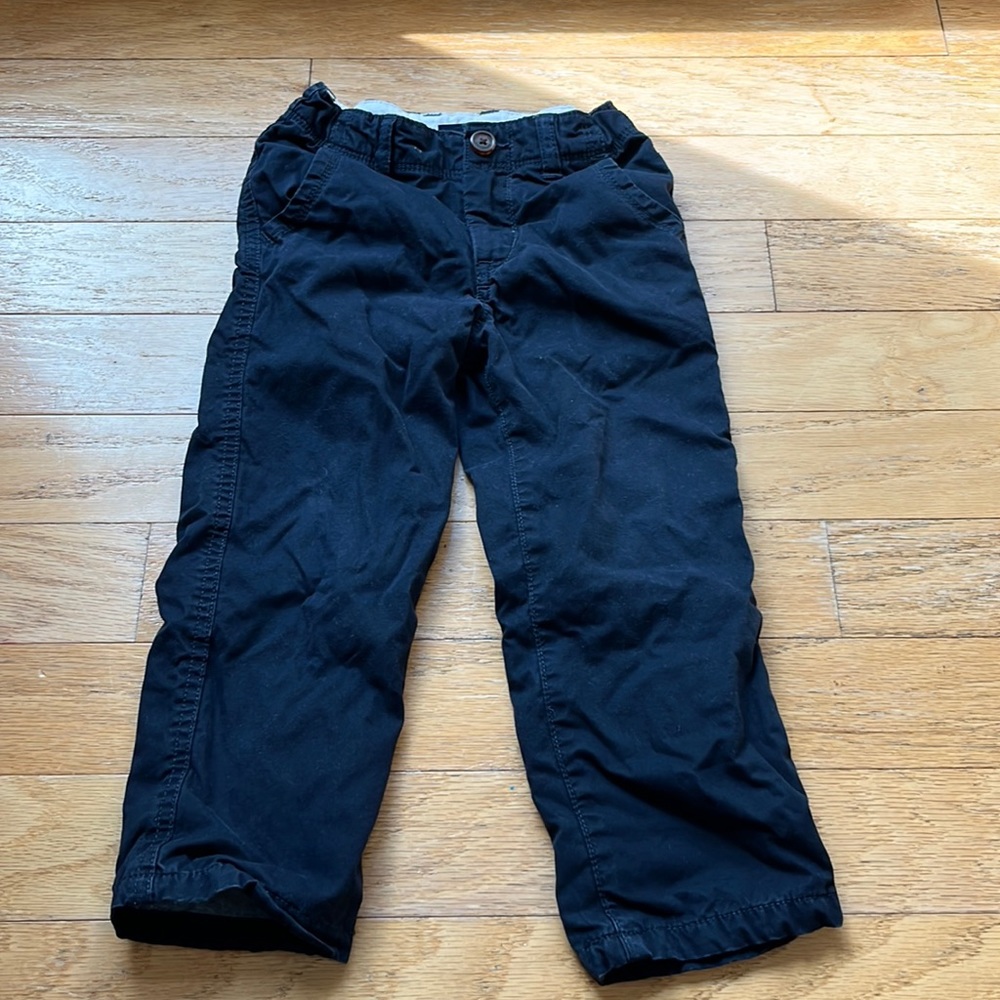 Lined gap khaki pants